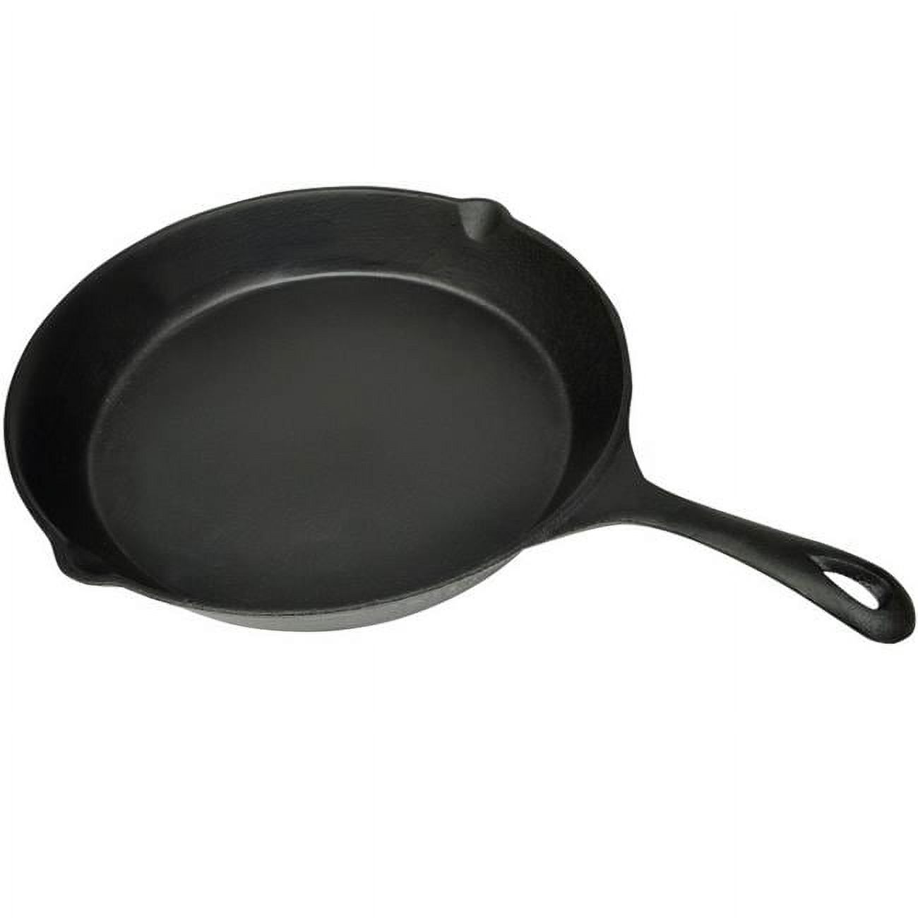 Extra Large BBQ Grill Fry Pan Cast Iron 12 in. Round