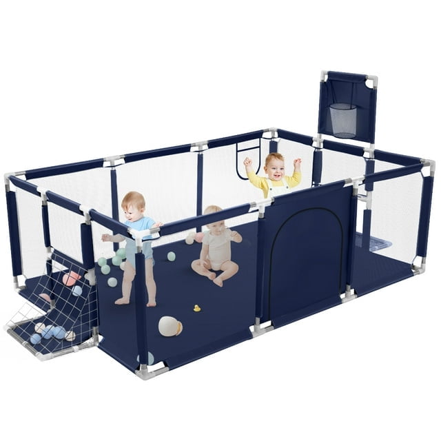 Extra Large Baby Playpen, Big Play Pens for Babies and Toddlers, Gap