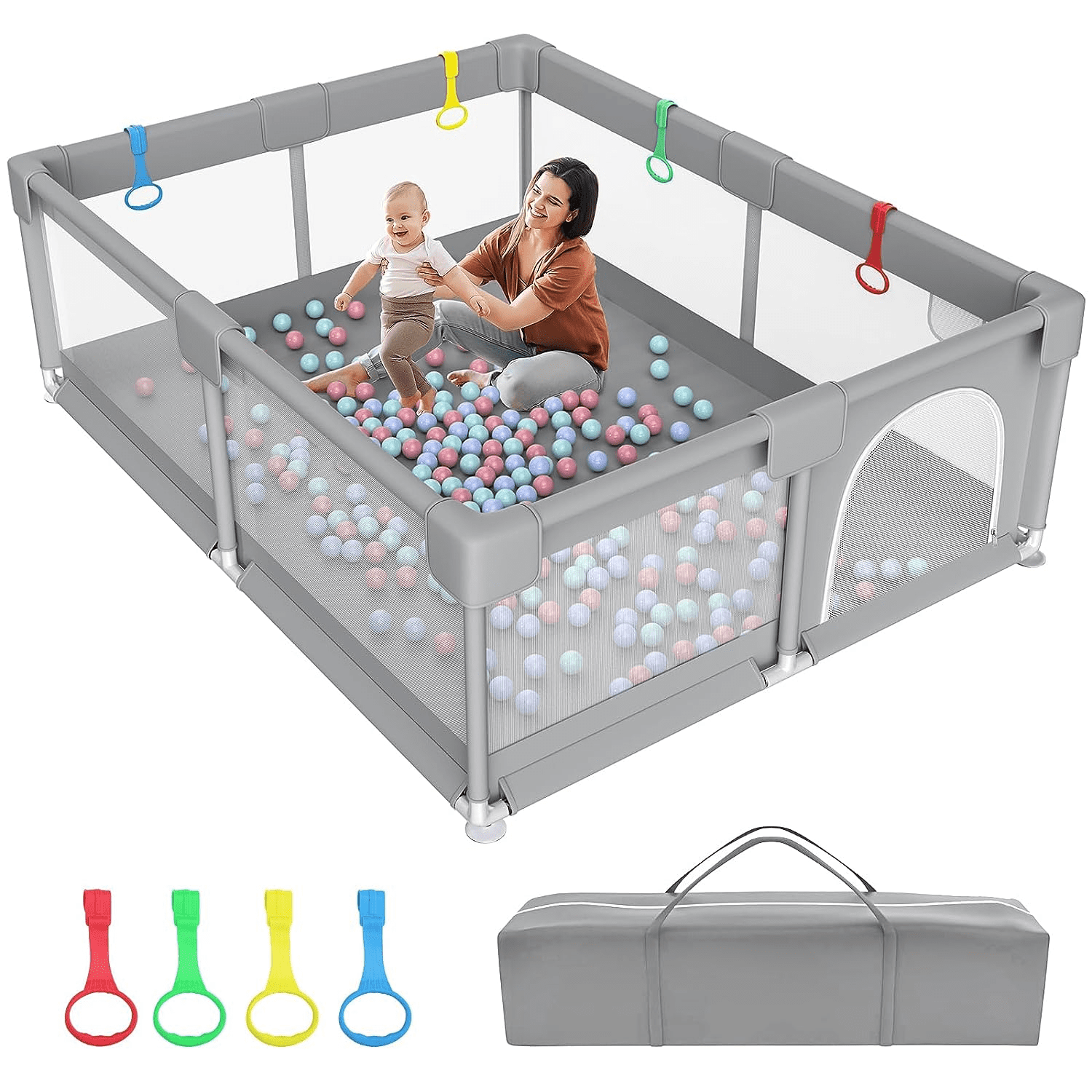 Extra Large Baby Playpen, Big Play Pens for Babies and Toddlers, Gap