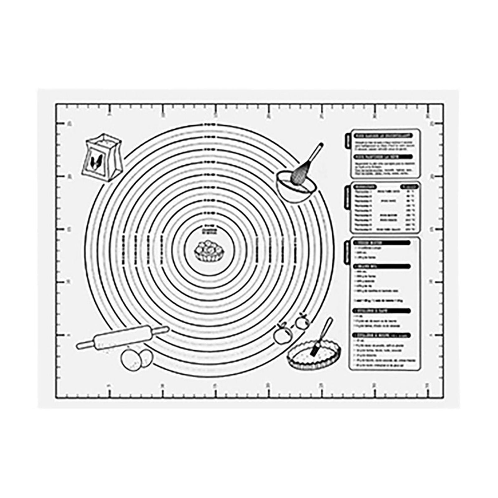 Extra Large Baking Mat With Measurements Non Stick EVA Baking Mat For Rolling Dough Non Slip EVA