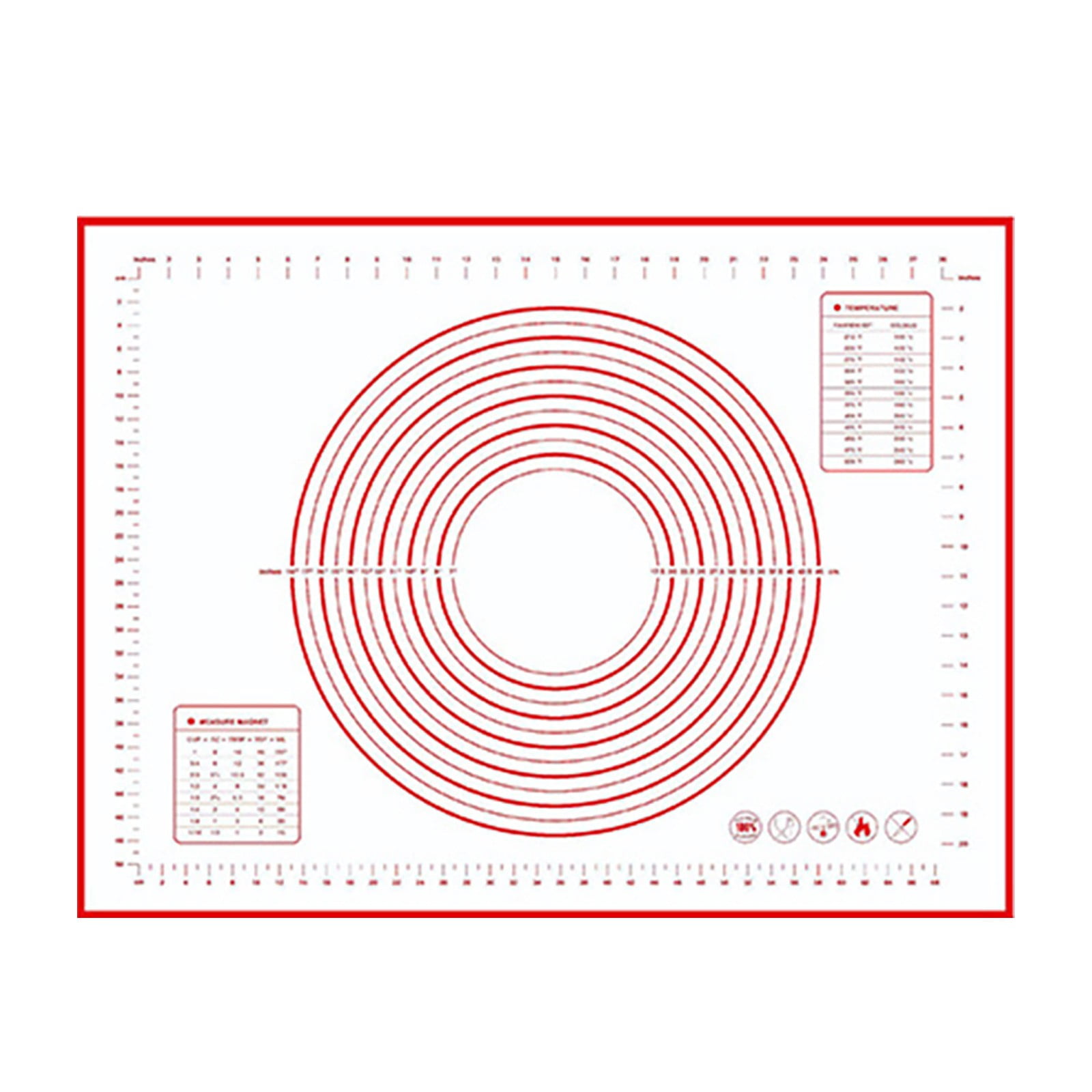 Extra Large Baking Mat With Measurements Non Stick Silicone Bakeware Sling Bakeware Organizer
