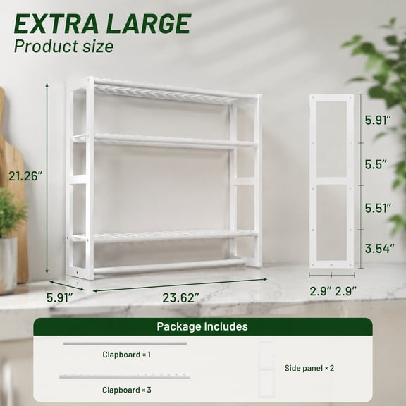 Extra Large Bamboo Towel Rack with Adjustable Height Floating Shelf Over Toilet Bathroom Storage Organizer with Towel Bar for Small Spaces