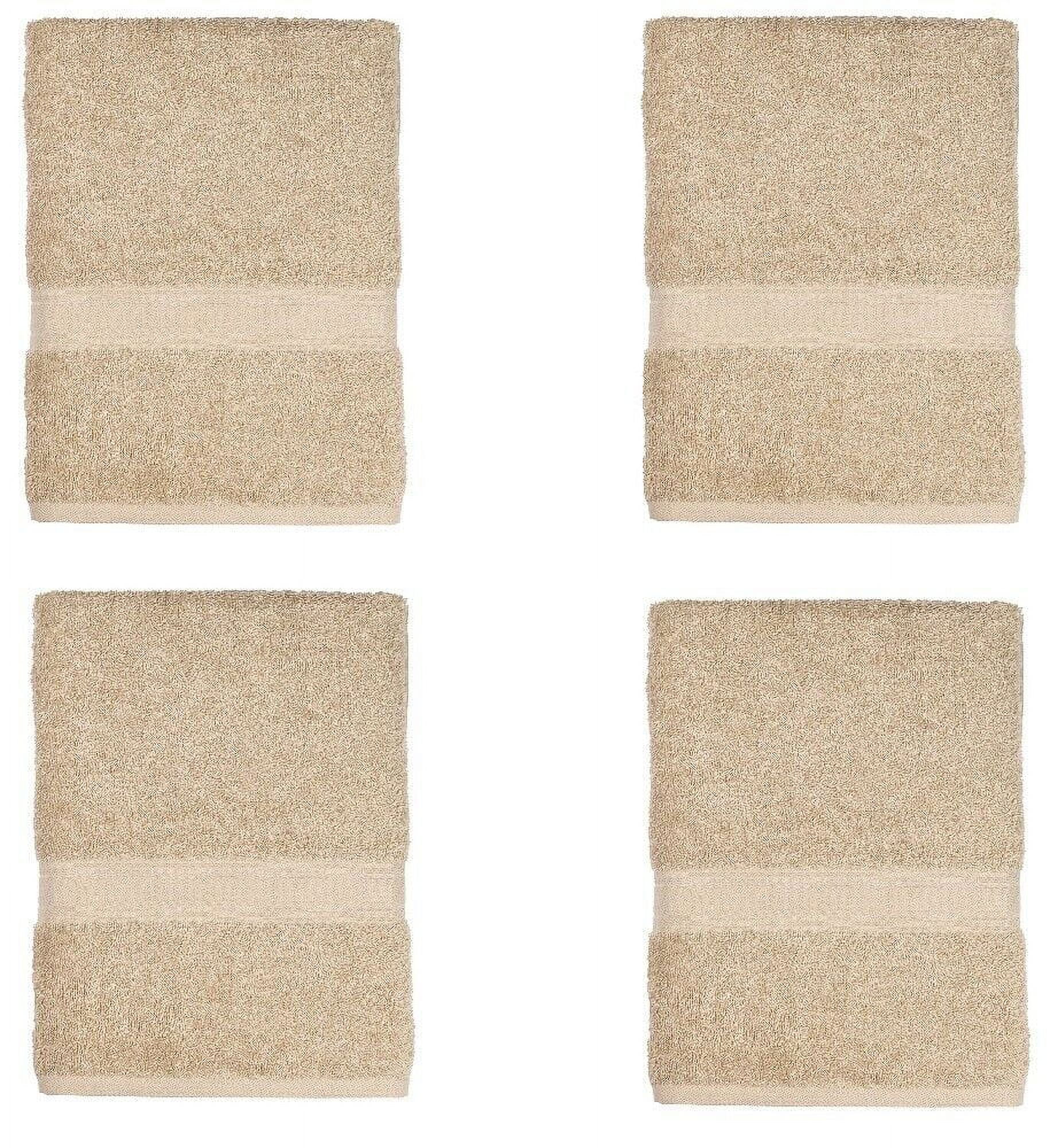 Extra Large Bath Towels 100% Cotton 27"X52", 4 Bath Towel Set, Soft Quick Dry