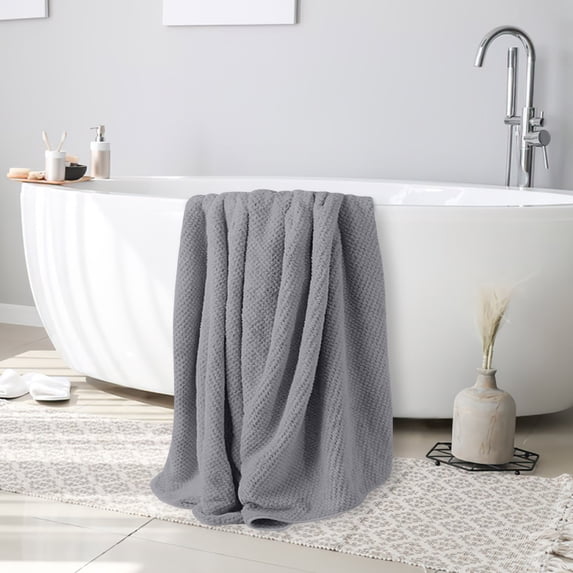 Extra Large Bath fabric for Adults, swift Dry Super Absorbent Soft Fabric Oversized Bath Sheet for Home, Beach, Pool, Gym, and Travel, Soft light Bath fabric 33.5 x 57.1 Inches