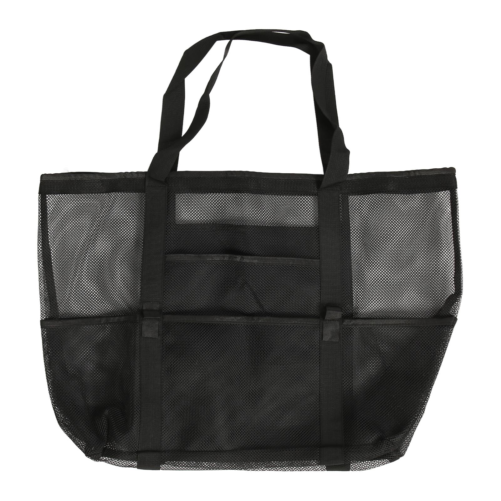 Handbag Mesh Beach Tote Bag For Women Big Capacity Shoulder Handbags Pool Bag Shopping Picnic Travel Essentials Large-capacity