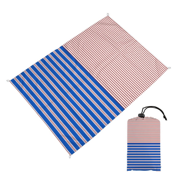 Extra Large Beach Blanket Sandproof Waterproof Beach Mat for 2-8 Adults Oversized Quick Drying Outdoor Picnic Blanket Lightweight Sand Free Mat for Travel Camping Hiking
