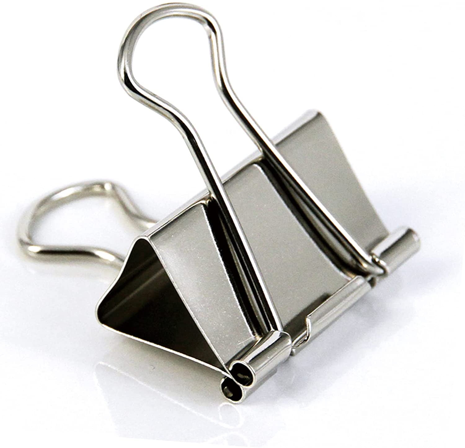 PAKAINN Extra Large Binder Clips 1.25 Inch (20 Pack), Big Paper Clamps for Office and Home Supplies, Silver