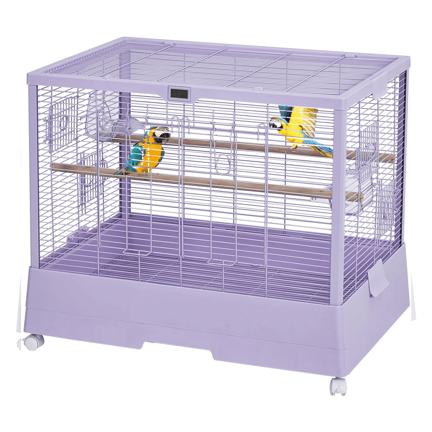 Extra Large Bird Cage,Metal Pet Cage with Detachable Stand for Many Bird Species
