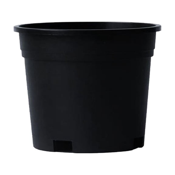 Extra Large Black Nursery Pot with Drainage Holes for Indoor Outdoor Trees Shrubs Flowers 7 Gallon Size