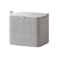 thumbnail image 1 of Extra Large Blanket Storage Containers, 110L Breathable Clothes Bedding Pillow Sheet Storage Bags with Zipper, Non-Woven Moving Quilt Large Capacity Storage Bins, 1 of 6