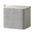 thumbnail image 1 of Extra Large Blanket Storage Containers,110L Breathable Clothes Bedding Pillow Sheet Storage Bags with Zipper,Non-woven Moving Quilt Large Capacity Storage Bins (110L) M, 1 of 8