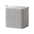 thumbnail image 1 of Extra Large Blanket Storage Containers, 150L Breathable Clothes Bedding Pillow Sheet Storage Bags with Zipper, Non-Woven Moving Quilt Large Capacity Storage Bins, 1 of 6