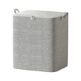 thumbnail image 1 of Extra Large Blanket Storage Containers, 220L Breathable Clothes Bedding Pillow Sheet Storage Bags with Zipper, Non-Woven Moving Quilt Large Capacity Storage Bins, 1 of 6