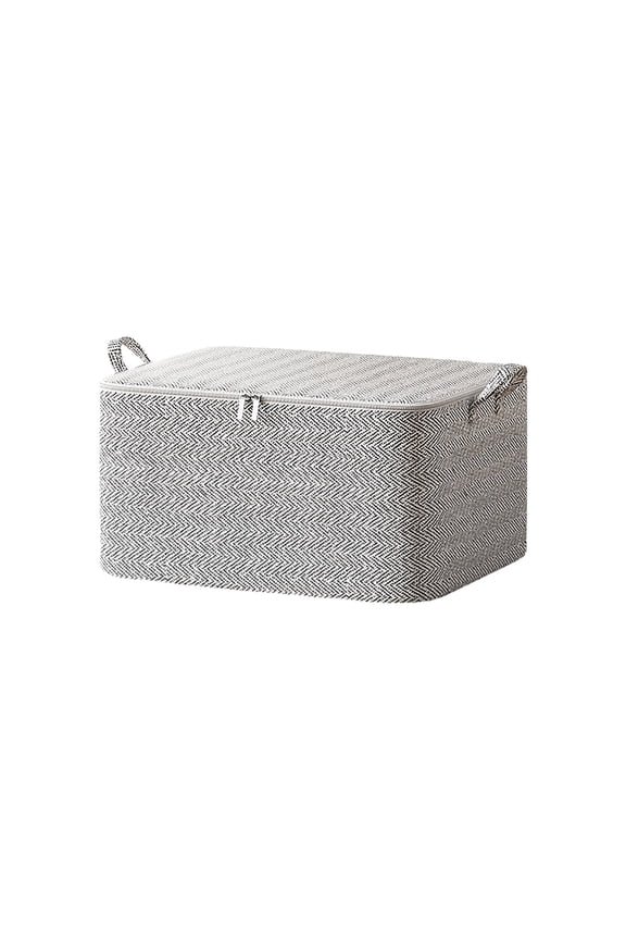 Extra Large Blanket Storage Containers, 30L Breathable Clothes Bedding Pillow Sheet Storage Bags with Zipper, Non-Woven Moving Quilt Large Capacity Storage Bins