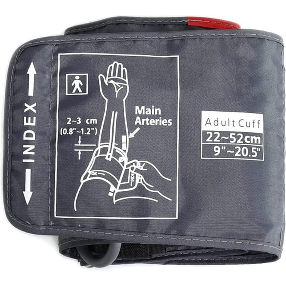 Extra Large Blood Pressure Cuff, BDUN Replacement Cuff Applicable for 9”-20.5”(22-52cm) Big Arm