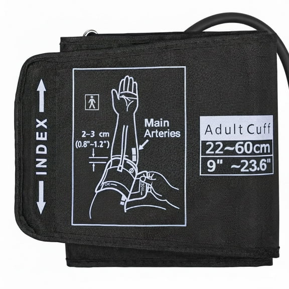 Extra Large Blood Pressure Cuff, Replacement BP Cuff Applicable for 9”-23.6” Big Arm, Compatible with Most BP Monitors