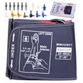 thumbnail image 1 of Extra Large Blood Pressure Replacement Cuff Arm, 8.66-25.98 inches BP Cuff Fits All Size Arms, 16 Sizes of Connectors Compatible with Most Blood Pressure Monitors, 1 of 5