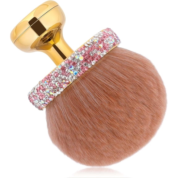 Large Blend Self Tanning Brush Professional Body Makeup Foundation Kabuki Tan Brush Travel Powder Brush for Face Leg Body Blending Liquid Sunscreen Cream Powder Cosmetics (pink)