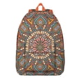 thumbnail image 1 of Extra Large Boho Mandala Floral Backpack, Big Capacity Bookbag for College School with Laptop Compartment, Travel Daypack, Excellent Gift Idea, 1 of 5