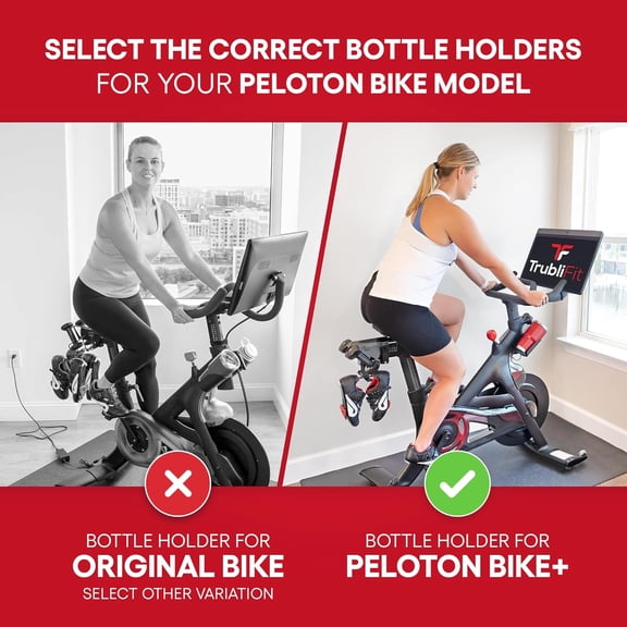 Extra Large Bottle Holders for Peloton Bike for Original Peloton & Peloton Bike+ - All Metal Design - Fits + Nalgene +