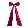 thumbnail image 1 of Extra Large Bow Christmas Tree Topper – Classic Satin Ribbon with Long Streamers for Holiday Party Home Decoration, 1 of 5