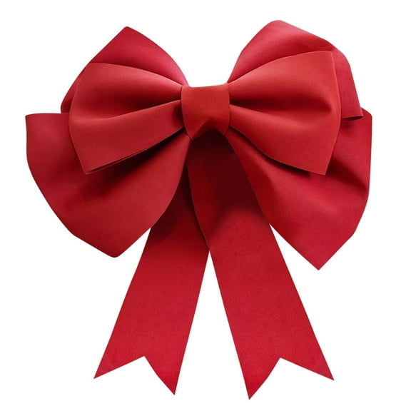 Extra Large Bow Ornament, SSNTSY Solid Color Bow, Gift Ribbon Bow, 29.5 inch DIY Giant Bow for Wedding Car Proposing Crafts Decoration
