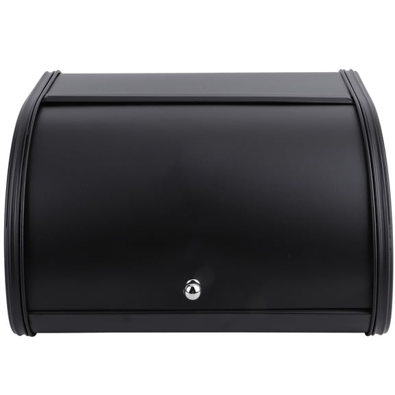 Extra-Large Bread Bin for Efficient Organization, Black Kitchen Storage Master