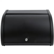 Extra-Large Bread Bin for Efficient Organization, Black Kitchen Storage Master