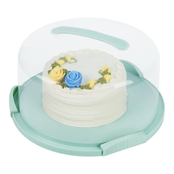 Cake Carrier with Server, Holds Up to 13 Inch Round 3-Layer Cake