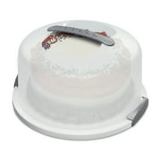 Extra Large Cake Storage Container, Cake Carrier With Handle 14 X 14 X 8 - Made in EU