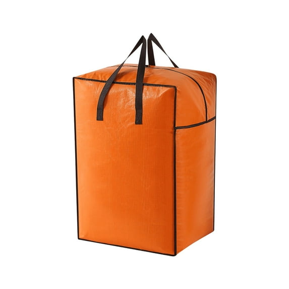 Extra Large Capacity Foldable Storage Bag, Reinforced Handle and Dual Zipper, Durable Moving and Travel Organizer for Clothes, Quilts, and Bedroom Storage, Portable Packaging Solution