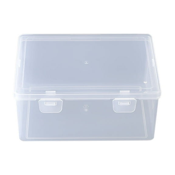 Extra Large Capacity Plastic Pencil Box Stackable Translucent Clear Pencil Box Office Supplies Storage Organizer Box for Gel Pens Erasers Tape Pens Pencils