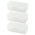 thumbnail image 1 of Extra Large Capacity Plastic Pencil Box Stackable Translucent Clear Pencil Box Office Supplies Storage Organizer Box For Gel Pens Erasers Tape Pens Pencils Mark, 1 of 7
