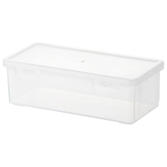 Extra Large Capacity Stackable Translucent Pencil Box | Clear Plastic Storage Organizer for Pens, Pencils, Markers & Office Supplies | 1-Pack