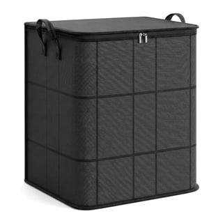 Extra Large Capacity Storage Bags, Collapsible Moving Storage Bin with Reinforced Handles, Spacious Zippered Organizer for Bedding, Comforters, Clothes & Quilts, Top-Full Opening Design(180L)