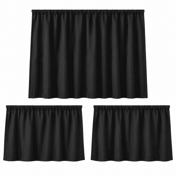 Extra Large Car Privacy Curtains Kit, Black Coated Car Window Shades Block Sunlight & Protect Privacy, Upgraded Rear/Divider Cars Curtains for Most Sedans SUVs