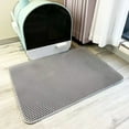 thumbnail image 1 of Extra Large Cat Litter Mat Heavy Duty Waterproof 2 Layer Non Slip Washable Pet Floor Protector Litter Box Sand Stopper, 1 of 9