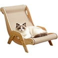 thumbnail image 1 of Extra Large Cat Scratching Lounge - Multi-Layer Solid Wood & Sisal, XXL Cat Scratcher and Bed for Large Cats, Furniture Protector with 110lb Capacity, 1 of 7