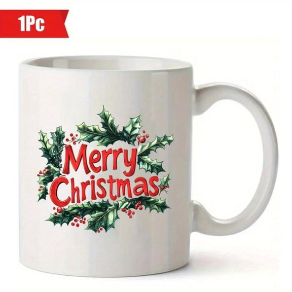 Extra Large Ceramic Coffee Mug with Handle Christmas Everyone Unique White Elephant Idea Coworkers Bosses Friends