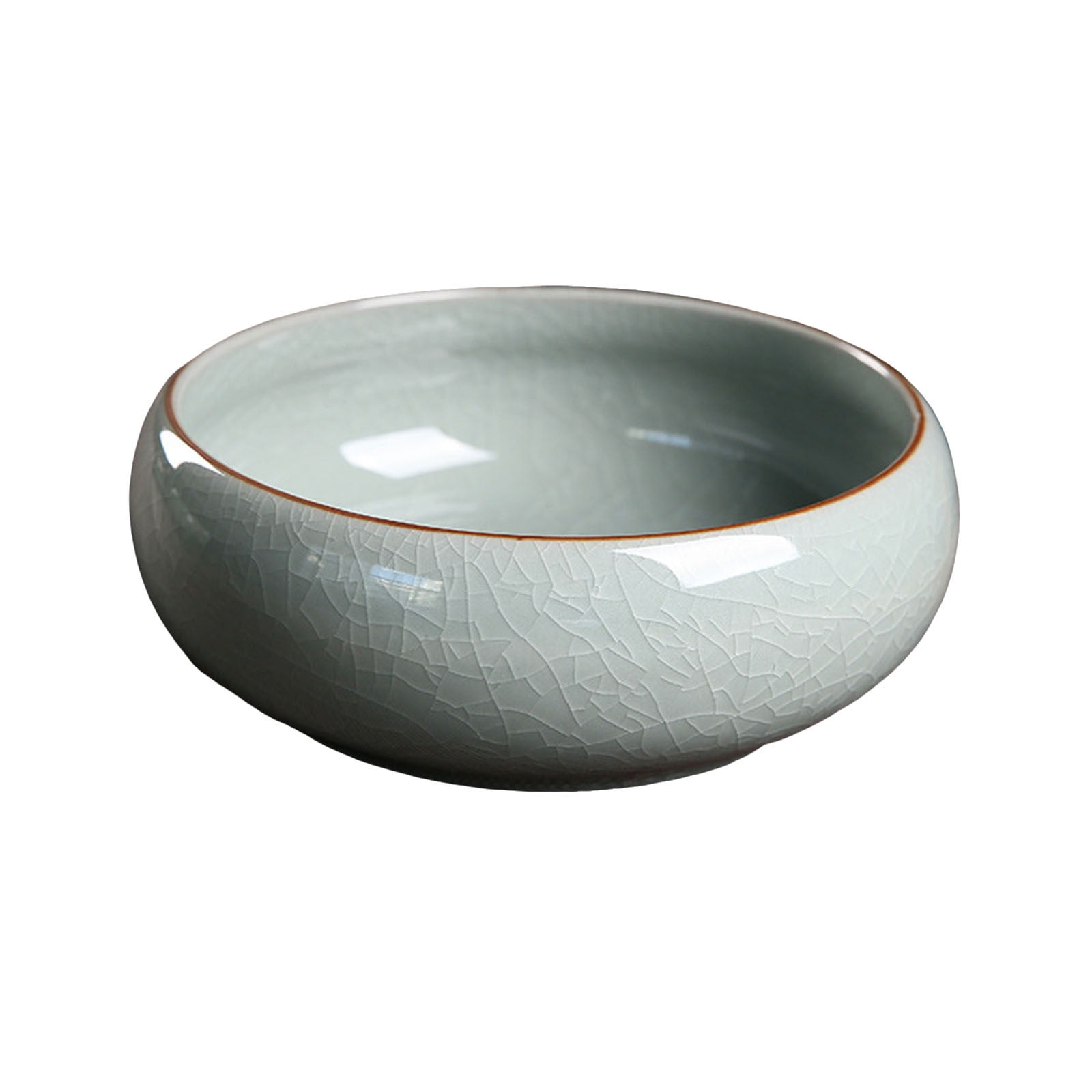 Extra Large Ceramic Lotus Bowl Planter for Indoor Water Hydroponic Gardening Bonsai Lotus Flower Aquatic Decorative Water Pot Zen Home Office Decor Meditation Centerpiece
