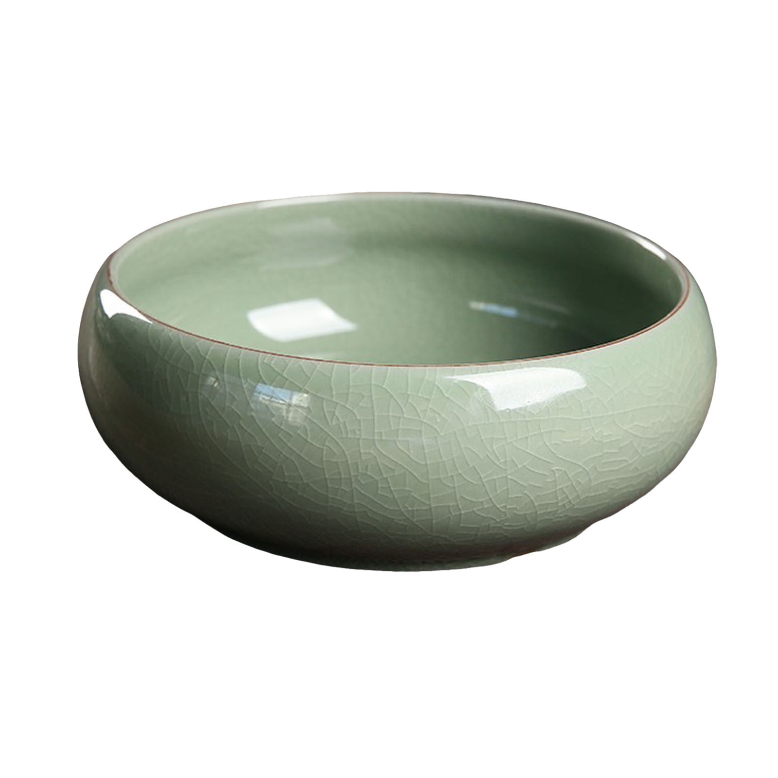 Extra Large Ceramic Lotus Bowl Planter for Indoor Water Hydroponic Gardening Bonsai Lotus Flower Aquatic Decorative Water Pot Zen Home Office Decor Meditation Centerpiece