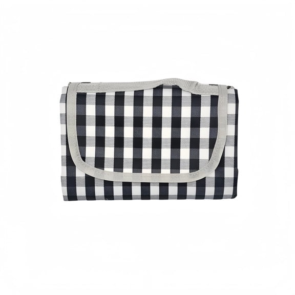 Extra Large Checkered Picnic Blanket Waterproof Sandproof Foldable Beach Mat For Outdoor Camping Family Picnics