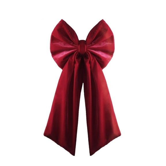 Extra Large Christmas Bow 35x18 Inches Giant Red Ribbon Bows for Christmas Tree Topper Decorations Wreath Wall Hanging Wedding Birthday Party Coquette Theme Home Decor