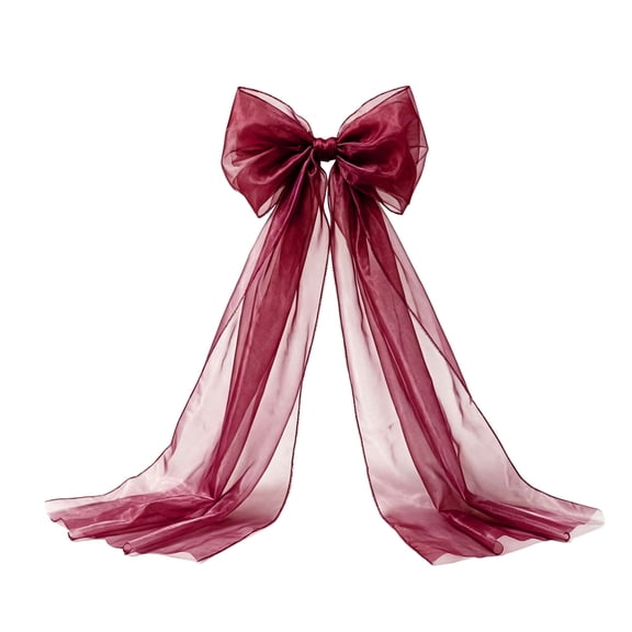 Extra Large Christmas Bow 78 Inch Giant Silk Bow Tree Topper, Huge Plastic Bow with Long Streamers for Wall Backdrop Holiday Party, Wedding Car Door Home Decor