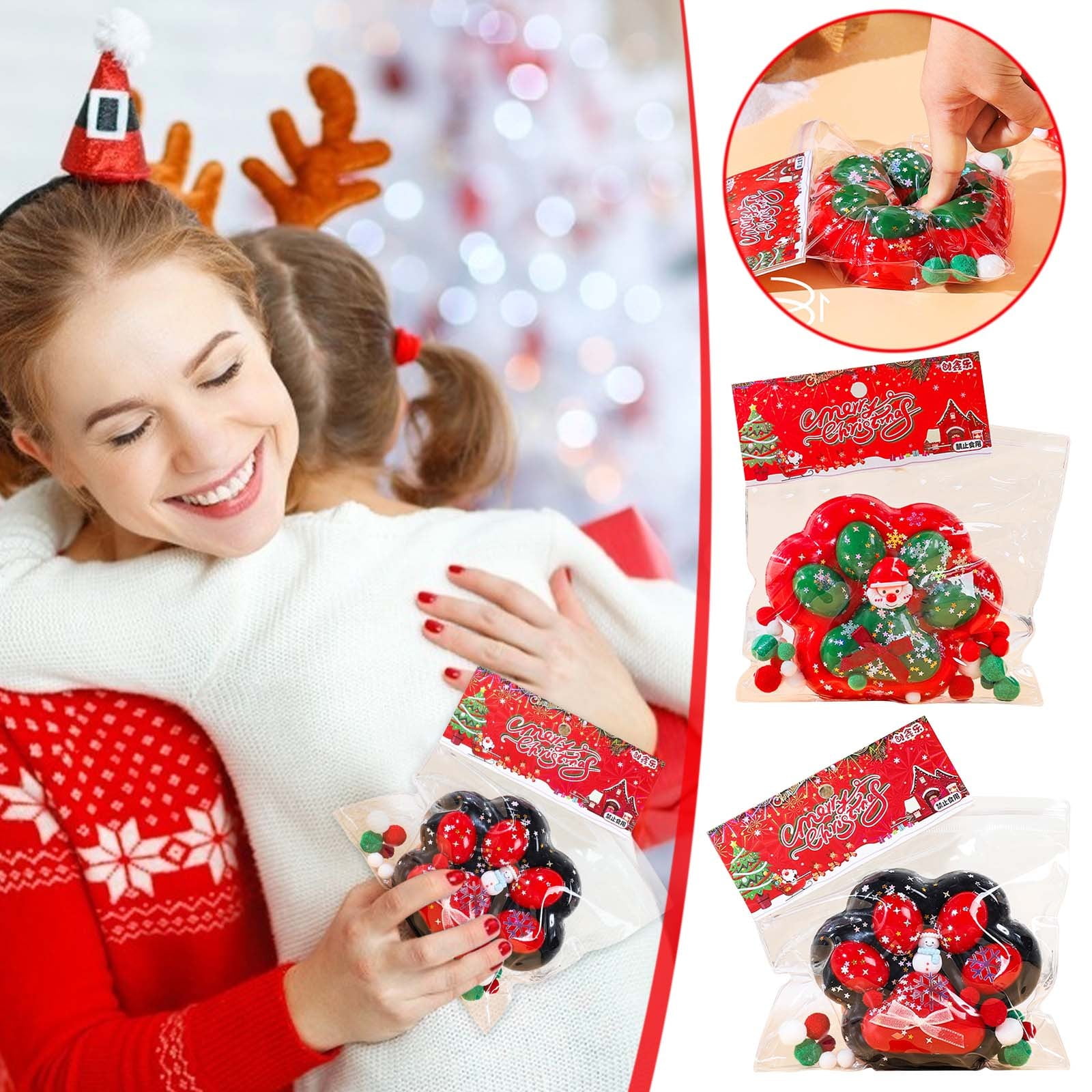 Mini Inch Pinch Extra Large Christmas Cat's Claw Pinch Toy - Thick Stress Reliever ...