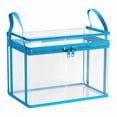 thumbnail image 1 of Extra Large Clear Storage Bags with Zipper Handles, Heavy Duty Thick Clear Bins for Clothes Blankets Toys Moving, Foldable Closet Organizer Storage Containers, 1 of 4
