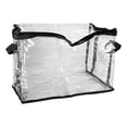 thumbnail image 1 of Extra Large Clear Zipper Storage Bin with Carry Handles, Foldable Fabric Storage Container, Closet Under Bed Organizer for Bedding, Seasonal Clothes, Blankets, Household Textiles, 1 of 4