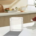 thumbnail image 1 of Extra-Large Clear Storage Bins -Fridge Side Door Storage Containers- Plastic Organizer for Home, for Kitchen, Fridge, Pantry, BPA Free, Food Safe Clear S, 1 of 6