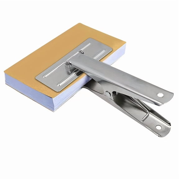 Extra Large Clip Handle Style Certificate Clip Large Steel Clip Binding Clip File Folder Strong Clip Thickened Note Clip Document Sorting Fixed Clip Single Pack