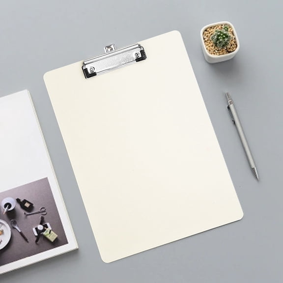 Extra Large Clipboard, 8.9 x 12.2 Inch Plastic Drawing Board, Horizontal Clip Board, Vertical Layout, A4 Letter Size, Suitable for Sketching, Drafting, Office Supplies
